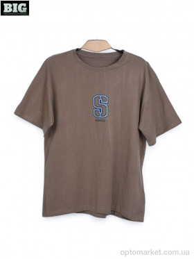 Купить Футболка унісекс 3972-180-1 khaki BIG хакі