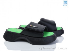 Купить Шльопанці жіночі 3985-T7020-7 Mei De Li чорний