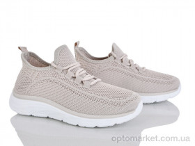 Купить Кросівки жіночі 401-719 Бабочка-Mengfuna-AESD бежевий