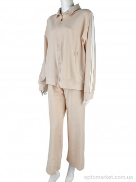 Купить Спортивний костюм жіночі 4011-360 beige Saint Wish бежевий