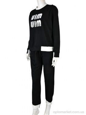 Купить Спортивний костюм жіночі 4011-417 black Saint Wish чорний