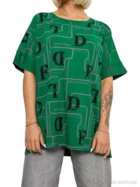 Купить Футболка жіночі 4016 зелений Massmag зелений