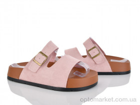 Купить Шльопанці жіночі 404-772 Бабочка-Mengfuna-AESD рожевий