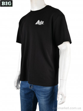 Купить Футболка чоловічі 4072-M01-1 black Ale Edition чорний