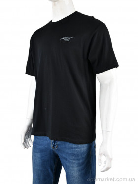 Купить Футболка чоловічі 4072-M03-1 black Ale Edition чорний