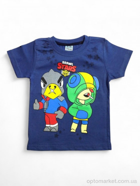 Купить Футболка дитячі 4084 т.синій Basak Kids синій