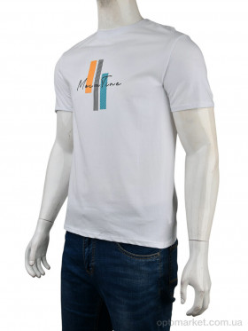 Купить Футболка чоловічі 4117-NT48-14-2 white Nana білий