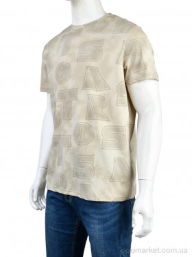 Купить Футболка чоловічі 4117-NT580-3 beige Nana бежевий