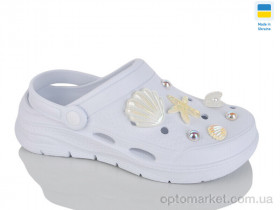 Купить Крокси жіночі 412 білий Dago білий