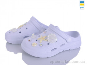 Купить Крокси жіночі 412 білий Dago білий