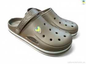 Купить Крокси жіночі 416 бежевий Dago бежевий