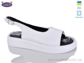 Купить Босоніжки жіночі 416 біла шкіра Garti білий