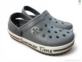 Купить Крокси жіночі 417 сірий Dago сірий