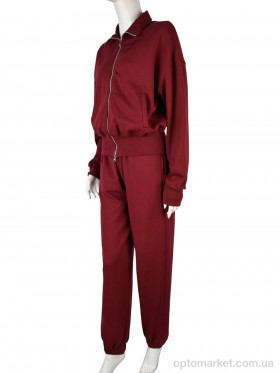 Купить Спортивний костюм жіночі 4175 bordo Little Secret бордовий