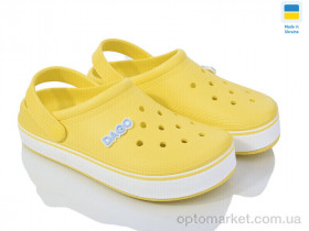 Купить Крокси жіночі 419 жовтий Dago жовтий