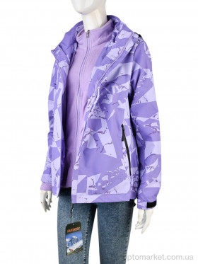 Купить Куртка жіночі 4195-W6200-5 violet OUTDOOR фіолетовий