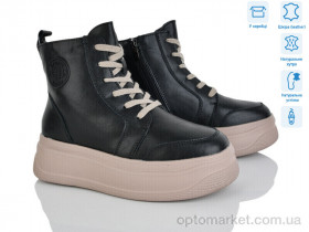 Купить Черевики жіночі 4256-AG185-B ITTS чорний