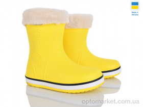 Купить Чоботи з піни дитячі 4258-5021-8A Cross жовтий