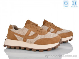 Купить Кросівки жіночі 4289-E76-13 Hoseily коричневий