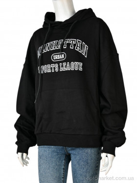 Купить Батник жіночі 4340-11 black Magenta чорний