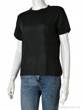 Купить Футболка жіночі 4349 black Huajianiing чорний