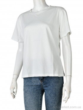 Купить Футболка жіночі 4349 white Huajianiing білий