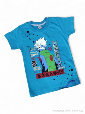 Купить Футболка дитячі 4383 бірюзовий Basak Kids блакитний