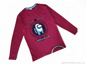 Купить Батник дитячі 4391 бордовий міньйон UMKA Kids бордовий