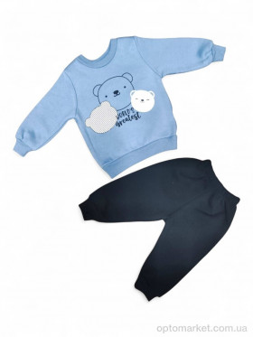 Купить Комплекти дитячі дитячі 4548 джинсовий реглан-штани Baby Moyes блакитний