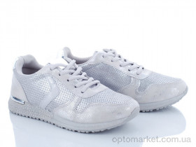 Купить Кросівки жіночі 5022-1 серый Class Shoes срібний