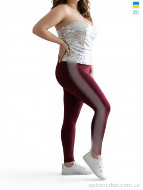 Купить Лосини жіночі 50253 бордовий Sport style бордовий
