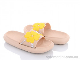 Купить Шльопанці дитячі 5028-121B-old Luck Line бежевий