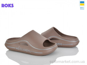 Купить Шльопанці жіночі 507-020 мокко Roks коричневий