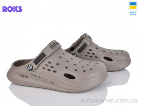 Купить Крокси жіночі 517-020 коричневий Roks коричневий