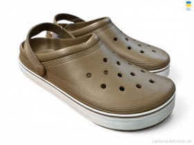 Купить Крокси чоловічі 523 пісочний Dago коричневий
