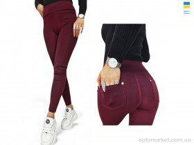 Купить Лосини жіночі 531 бордовий Margo бордовий
