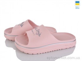 Купить Шльопанці жіночі 540-013 пудра Roks рожевий