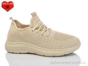 Купить Кросівки жіночі 552-5 Jiao Li Mei бежевий