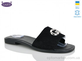 Купить Шльопанці жіночі 56 чорний замш Garti чорний