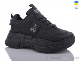 Купить Кросівки жіночі 5605-1 Swin чорний