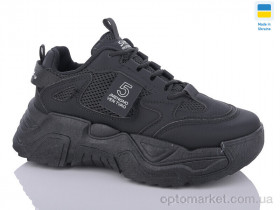 Купить Кросівки жіночі 5606-1 Swin чорний