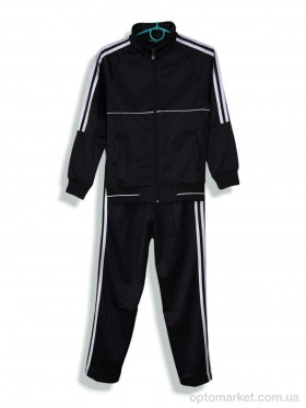 Купить Спортивний костюм дитячі 565-1 3-смужки чорний Lidong чорний