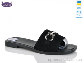 Купить Шльопанці жіночі 58 чорний замш Garti чорний