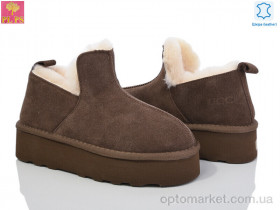 Купить Уги жіночі 5804 brown PLPS коричневий