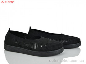 Купить Балетки жіночі 5861-1 QQ&Панда чорний