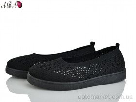 Купить Балетки жіночі 5862-1 Aba чорний