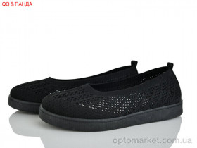 Купить Балетки жіночі 5862-1 QQ&Панда чорний