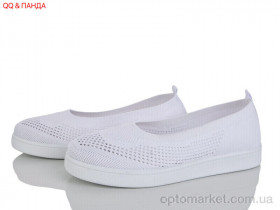 Купить Балетки жіночі 5863-1-1 QQ&Панда білий