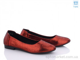 Купить Балетки жіночі 601-2 Панда червоний