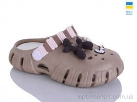 Купить Крокси дитячі 6012 коричневий Gipanis коричневий